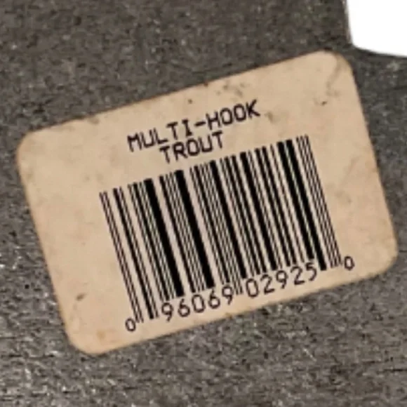 Silver Multi-Hook Trout Hook Wall Mounted Key Holder Rack - Picture 3 of 3